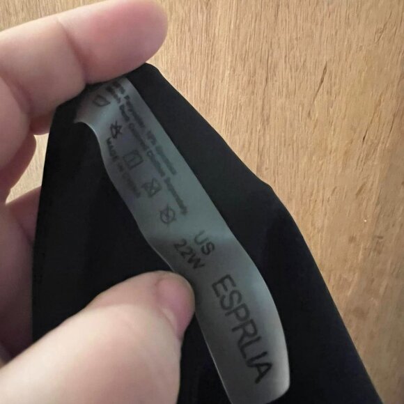 🐻Size 22W - Esprlia Black Swim Bottoms - Picture 2 of 5